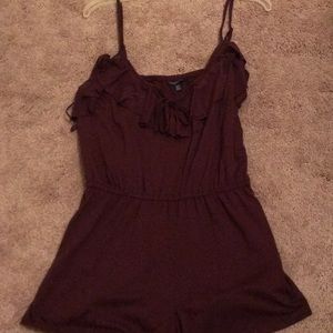 Red wine Romper